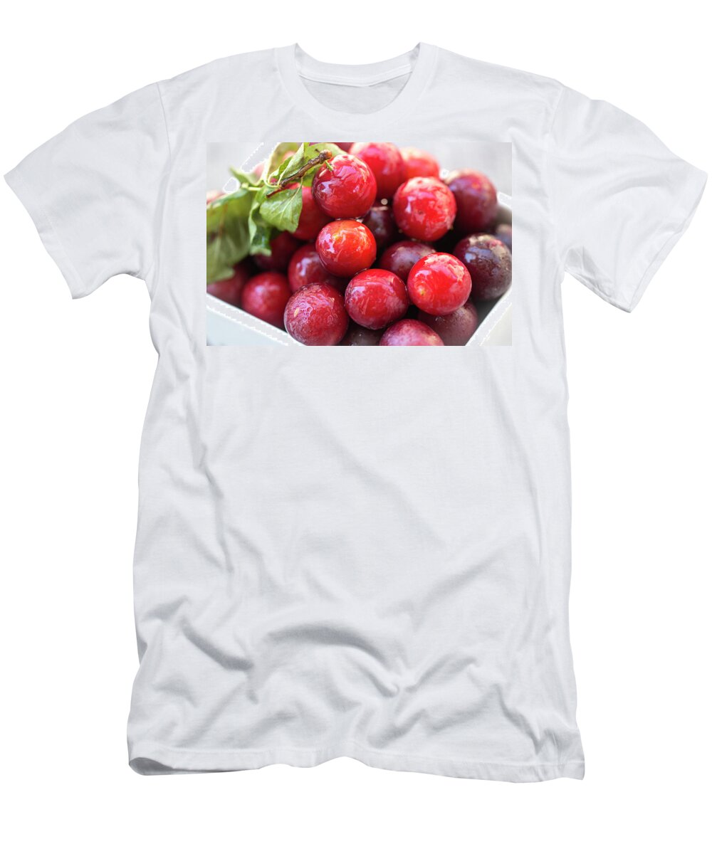 Fruit T-Shirt featuring the photograph Plums A Lot by Vanessa Thomas
