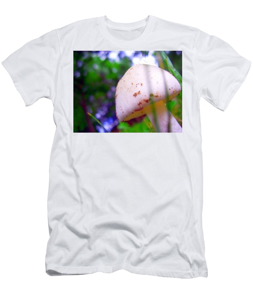 Mushroom T-Shirt featuring the photograph Prismashroom by Vicki Noble