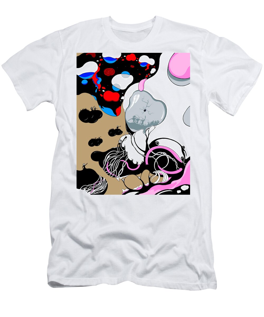 Rat T-Shirt featuring the digital art Rage by Craig Tilley