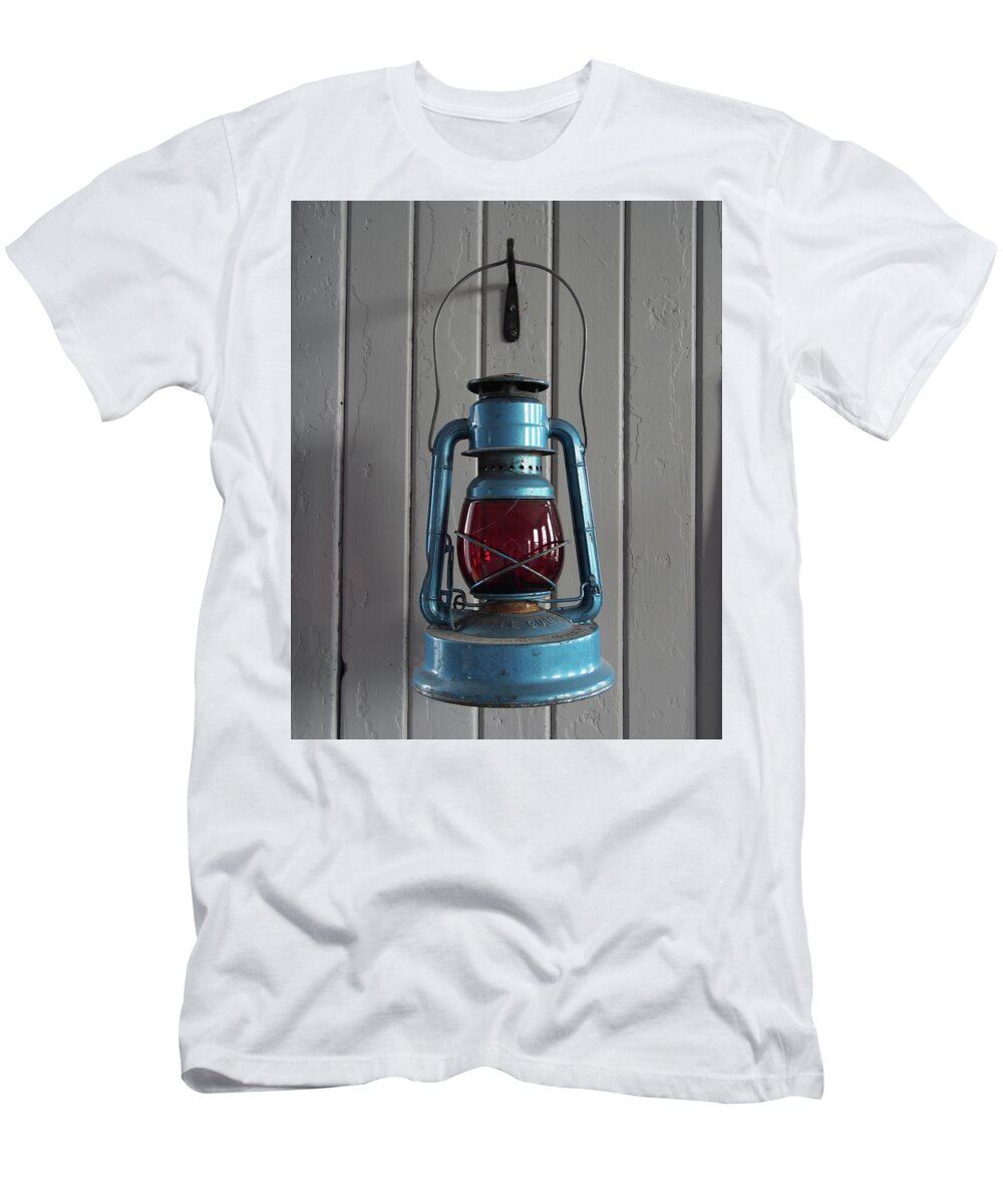 Artifacts T-Shirt featuring the photograph Railroad Lamps by Scott Olsen
