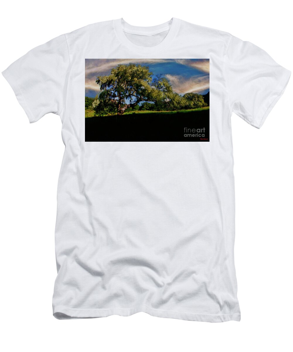  T-Shirt featuring the photograph Rancho San Carlos Road Carmel Valley Tree by Blake Richards