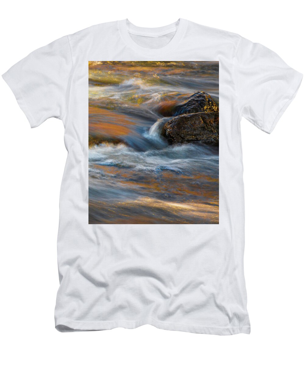  Connecticut T-Shirt featuring the photograph Rippling Waters by Ray Silva