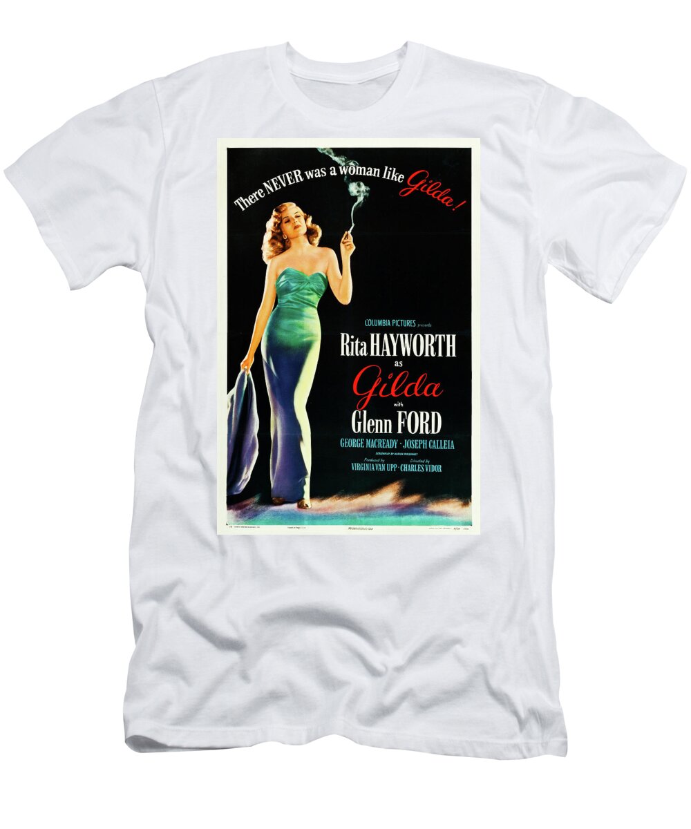different bedding sponsored Rita Hayworth As Gilda - Vintage Movie Poster 1946 T-Shirt by Mountain  Dreams | Pixels