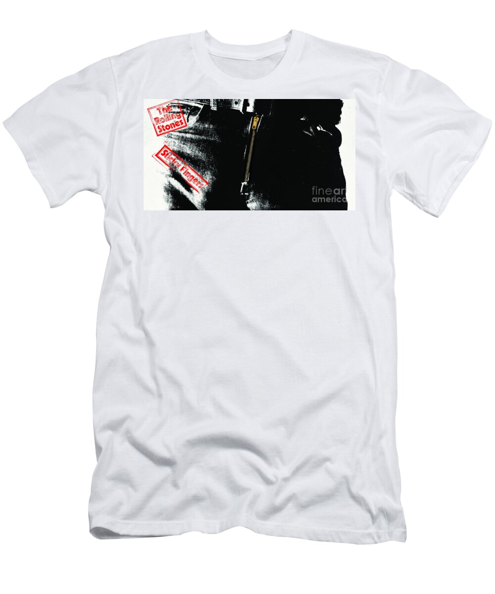 Rolling Stones T-Shirt featuring the photograph Rolling Stones Sticky Fingers by Action