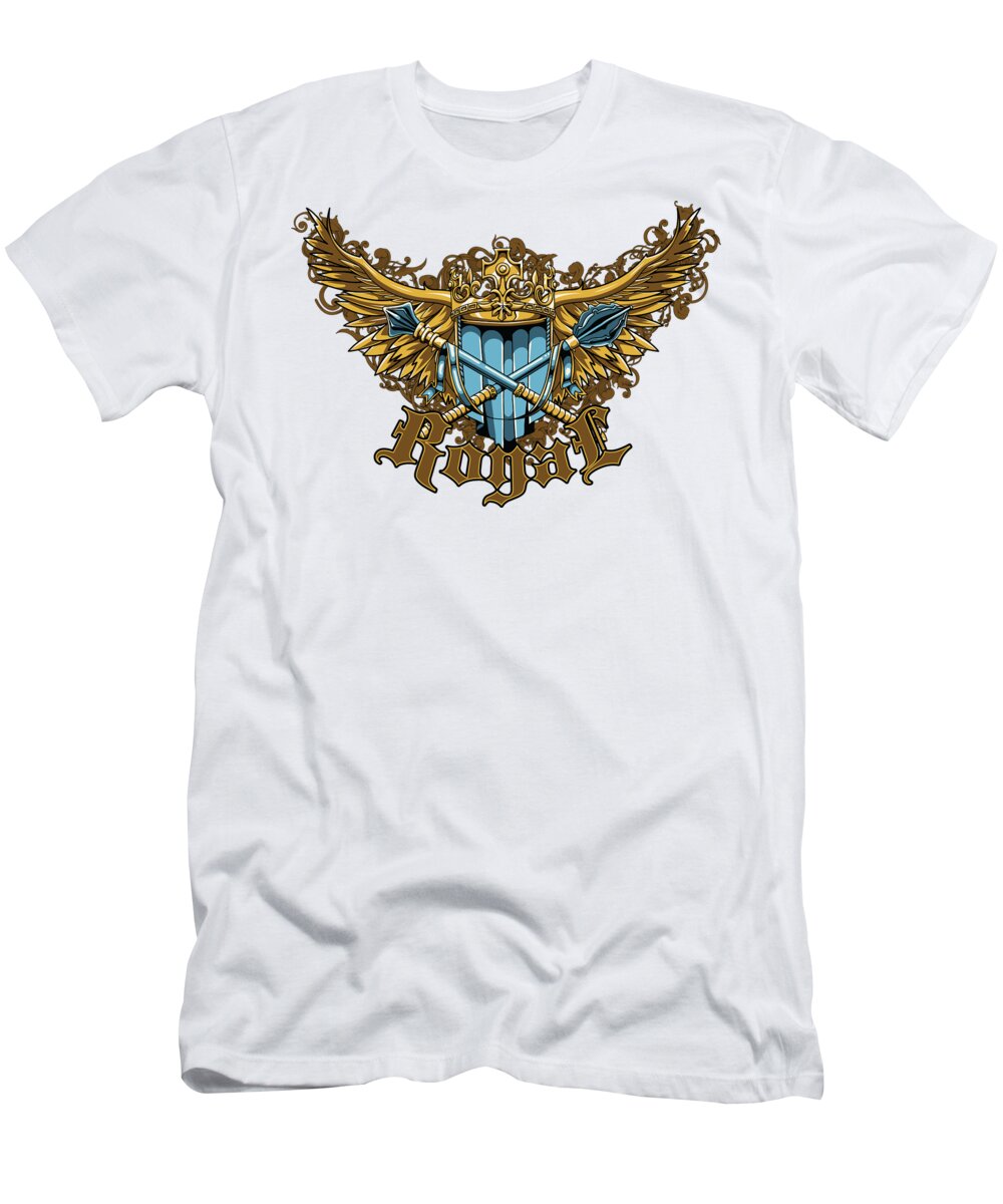 Wings T-Shirt featuring the digital art Royal by Jacob Zelazny