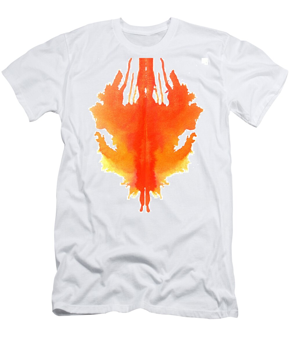Abstract T-Shirt featuring the painting Sacral by Stephenie Zagorski
