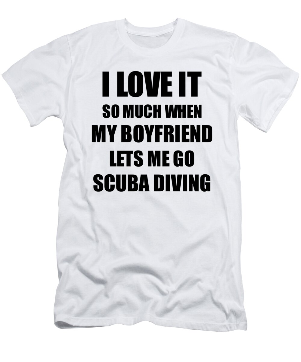 The Closer I Get To Scuba Diving Tops T-Shirt Funny Novelty Womens tee TShirt 