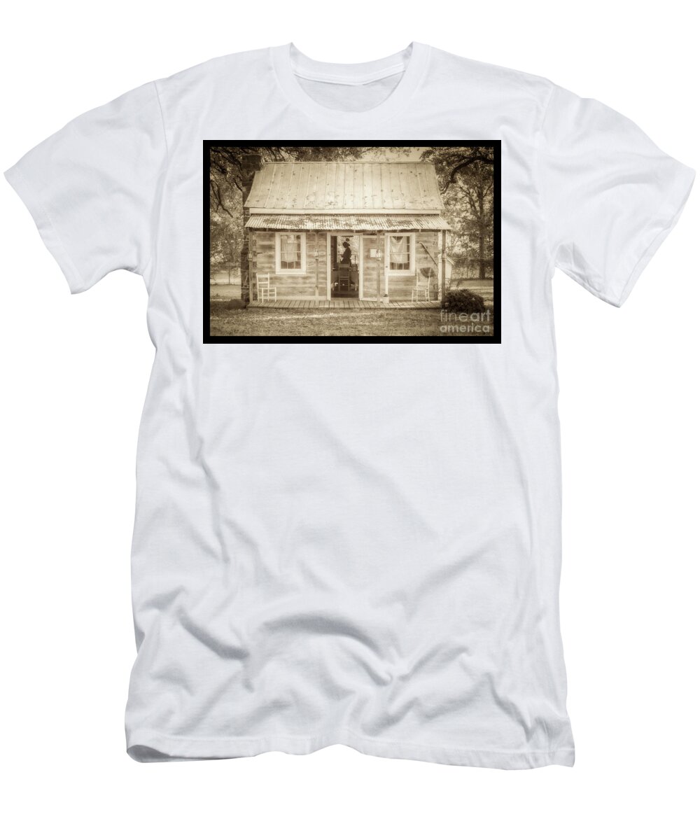 Settler Silhouette T-Shirt featuring the photograph Settler Silhouette by Imagery by Charly