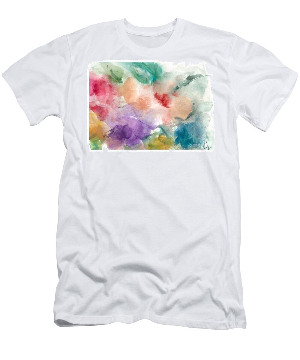 Water T-Shirt featuring the painting Sky by Loretta Coca