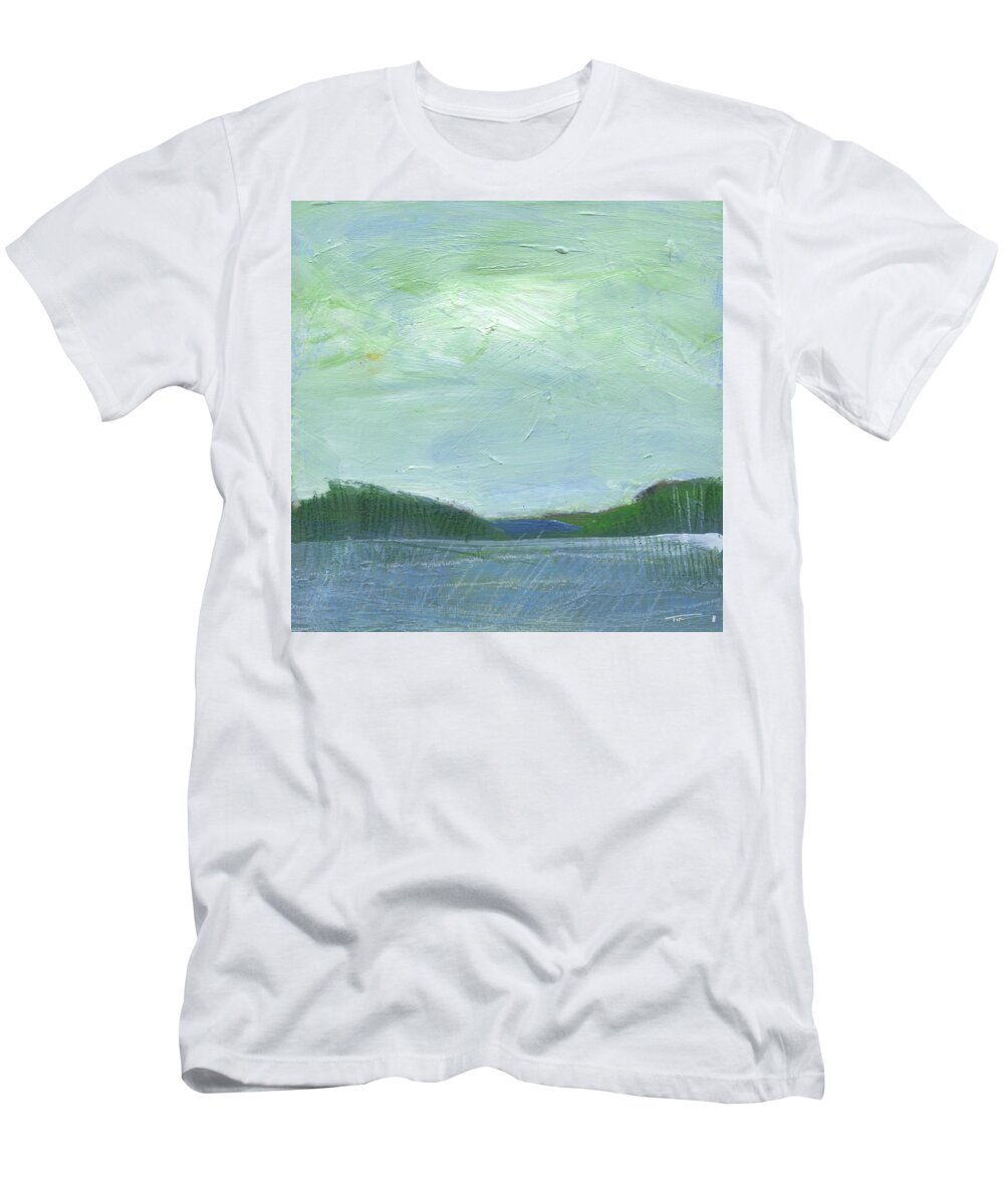 Water T-Shirt featuring the painting Skyscape #7 by Tim Nyberg