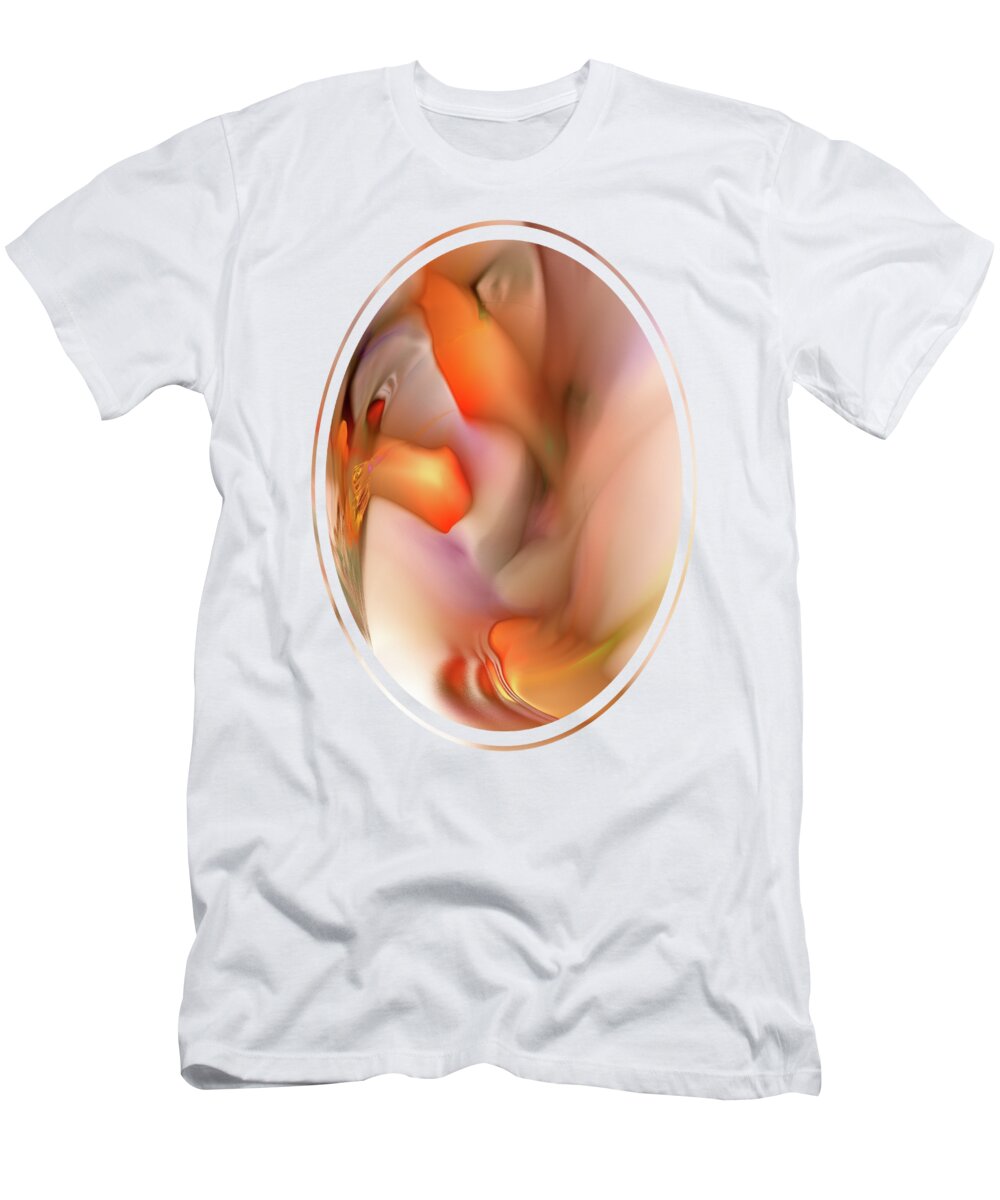 Softly T-Shirt featuring the digital art Soft Feelings by Anastasiya Malakhova