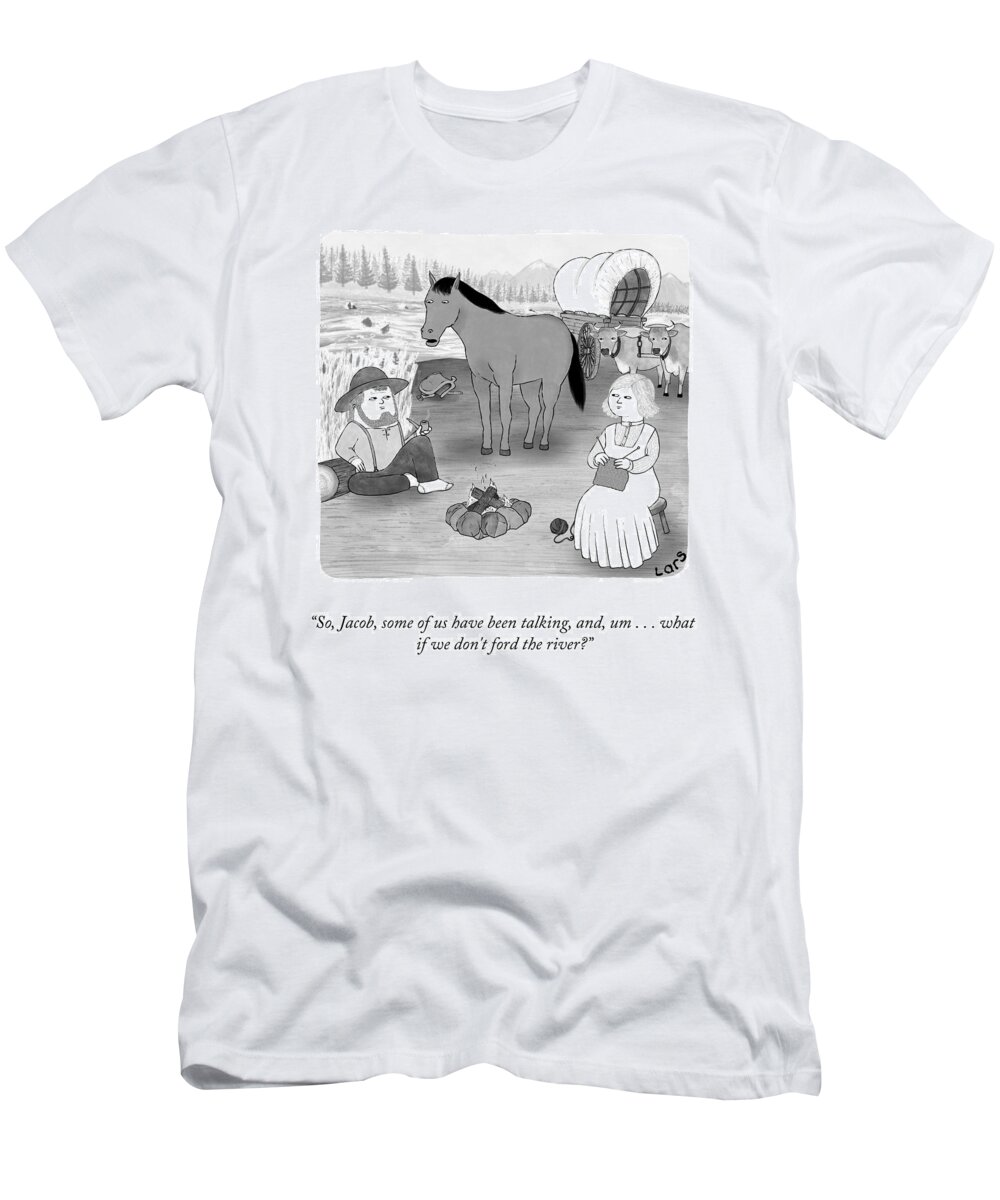 So T-Shirt featuring the drawing Some Of Us Have Been Talking by Lars Kenseth