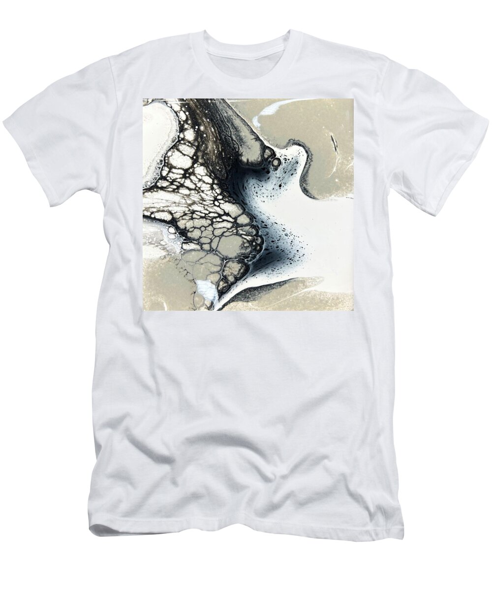 Abstract T-Shirt featuring the painting Spill It by Soraya Silvestri