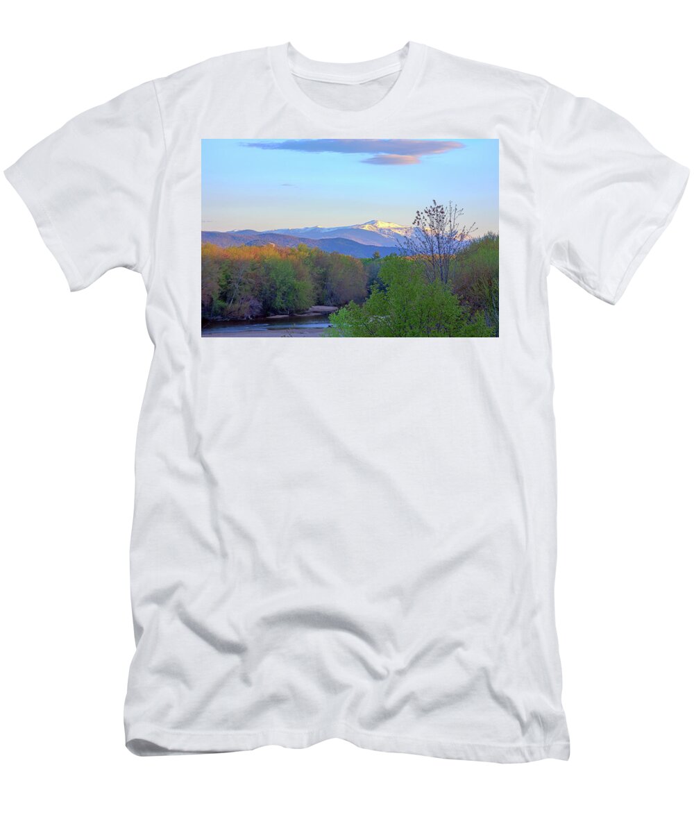 Mt Washington Nh T-Shirt featuring the photograph Spring in The White Mountains by John Rowe