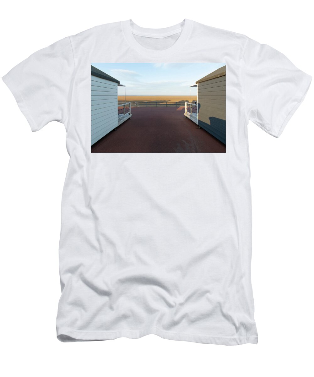 Urbanscapes T-Shirt featuring the photograph St Annes Beach Huts by Stuart Allen