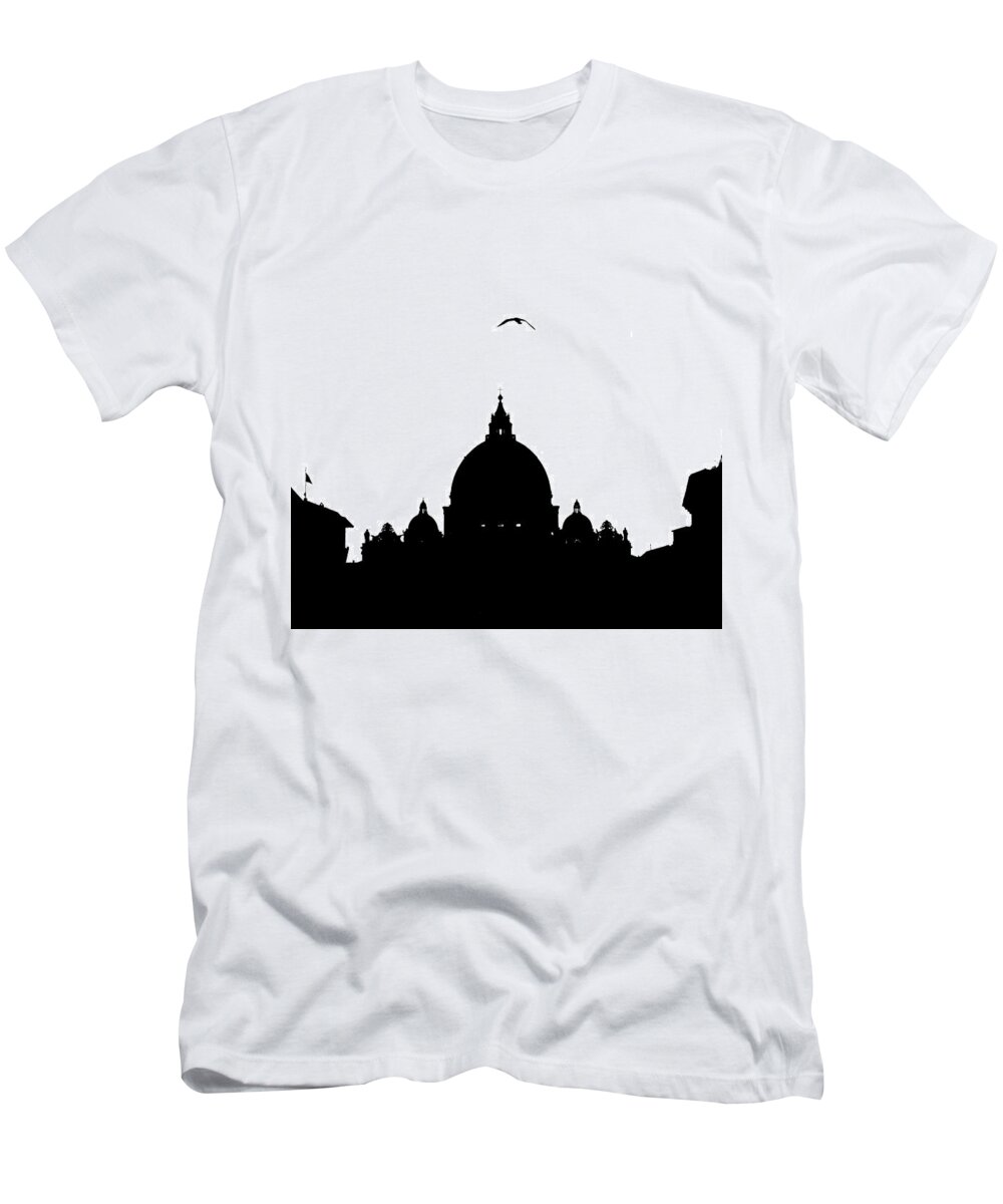 Rome T-Shirt featuring the photograph St. Peter's Square in Rome, Italy by Fabiano Di Paolo