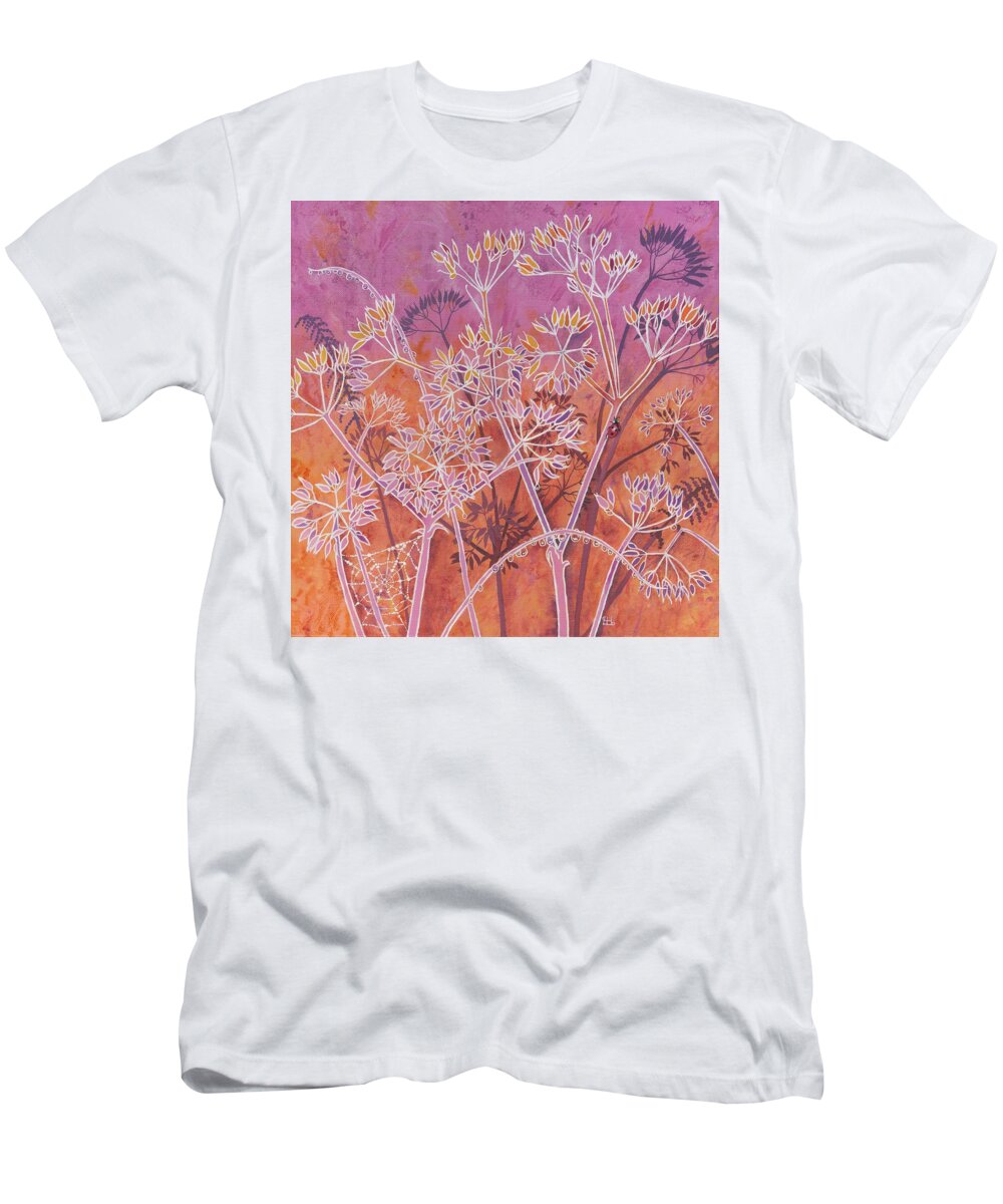 Sweet Cicely T-Shirt featuring the painting Sweet Cicely by Lynne Henderson