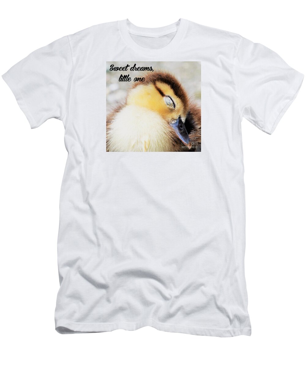 Ducks T-Shirt featuring the photograph Sweet Dreams, Little One by Joanne Carey