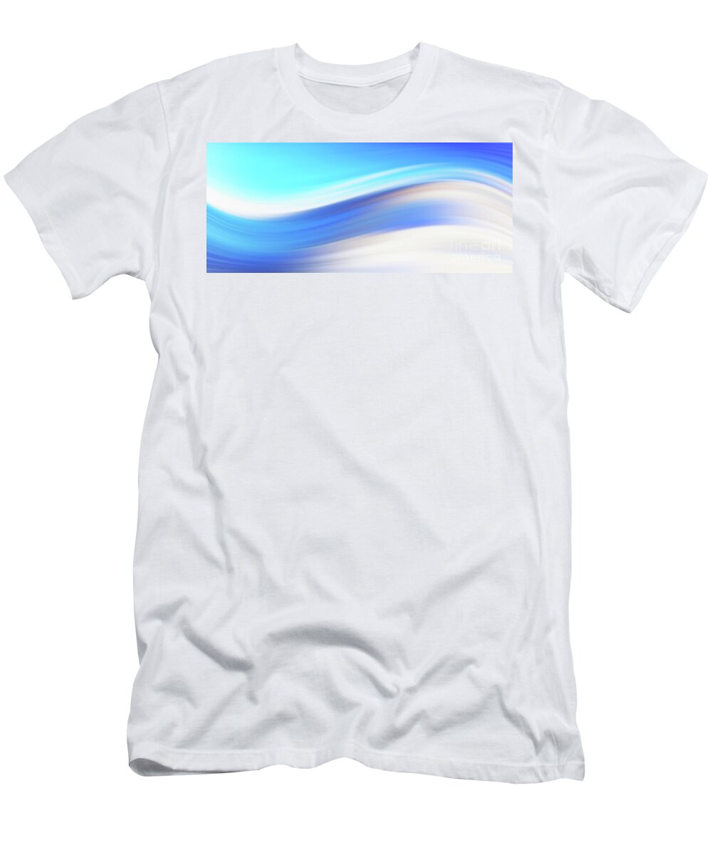 Blue T-Shirt featuring the photograph The Blue Wave by Stefano Senise