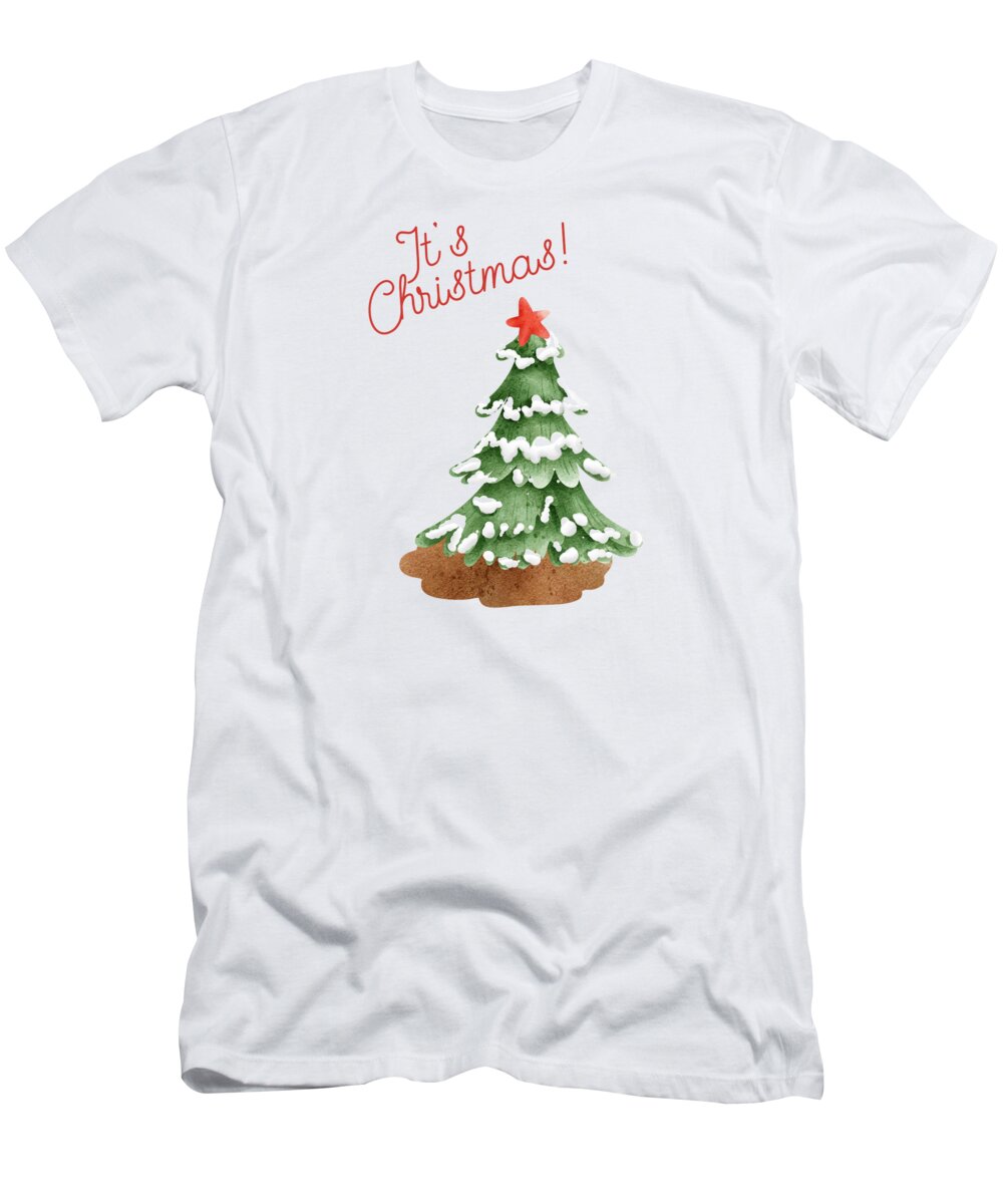 Christmas Tree T-Shirt featuring the digital art The Christmas Tree by Bob Pardue