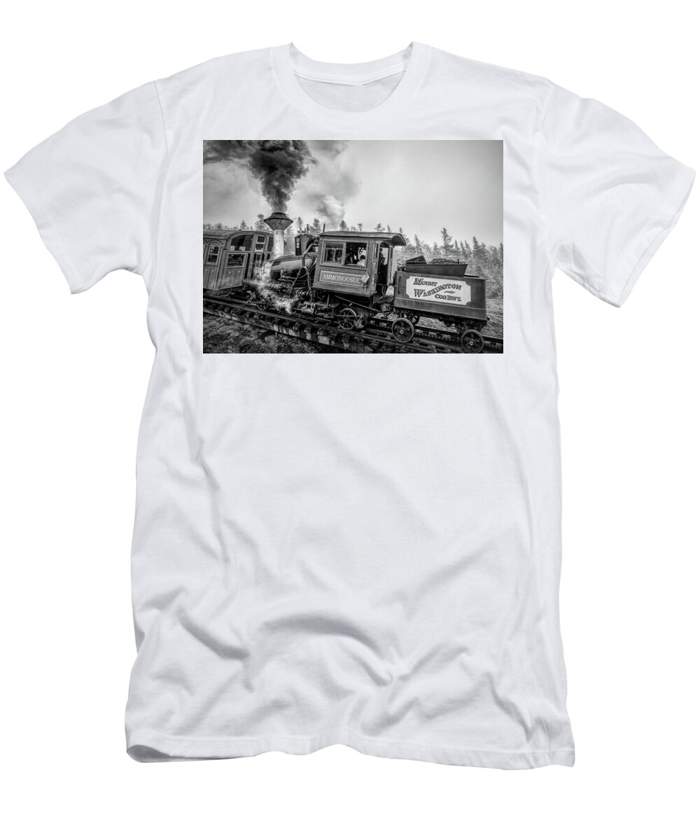 Train T-Shirt featuring the photograph The Cog by Karen Sirnick