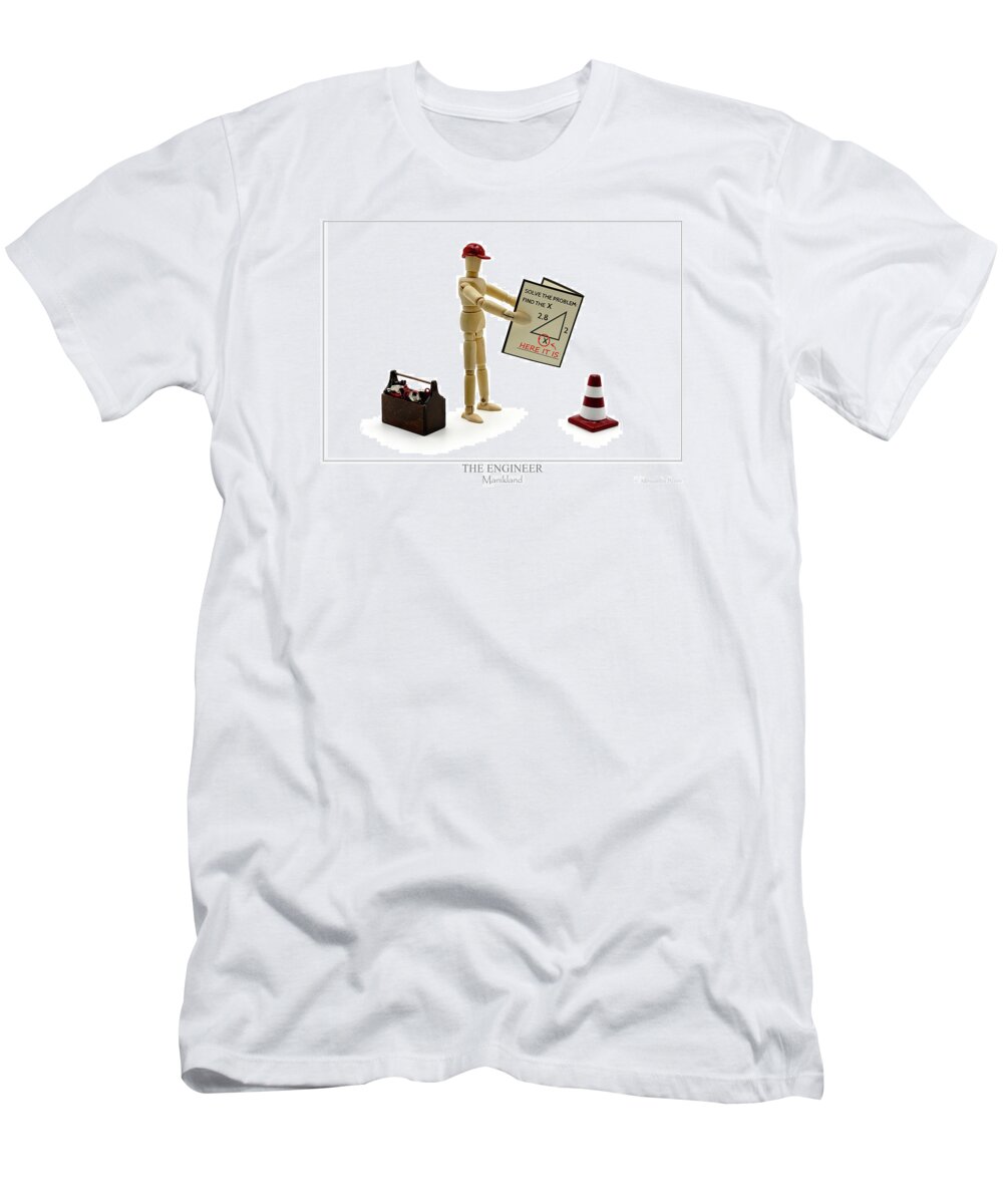 Alessandro Pezzo T-Shirt featuring the photograph The Engineer by Alessandro Pezzo