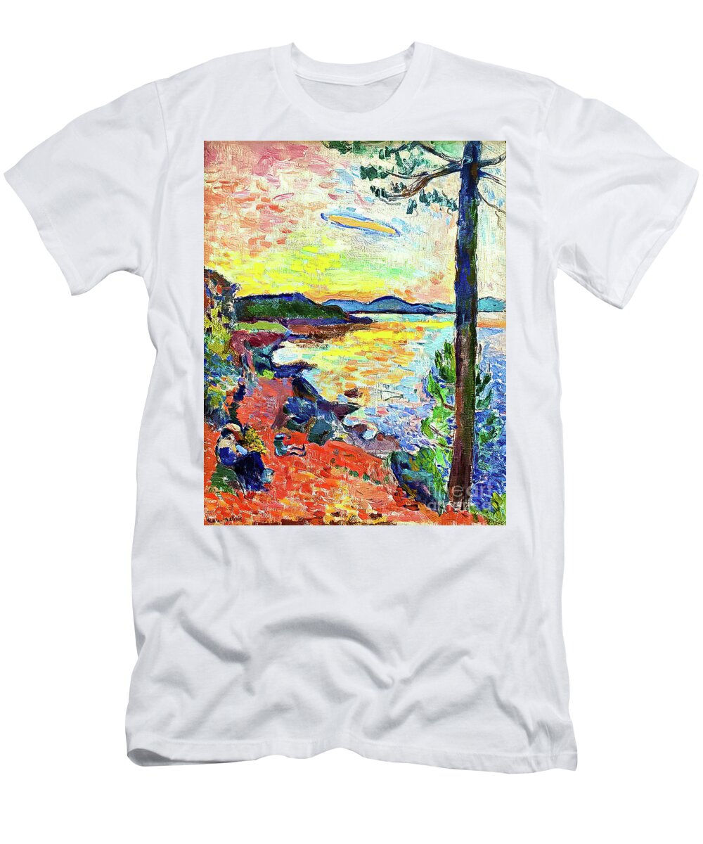 buitenaards wezen ondergoed Lelie The Gulf of Saint Tropez by Henri Matisse 1904 T-Shirt by Henri Matisse -  Pixels