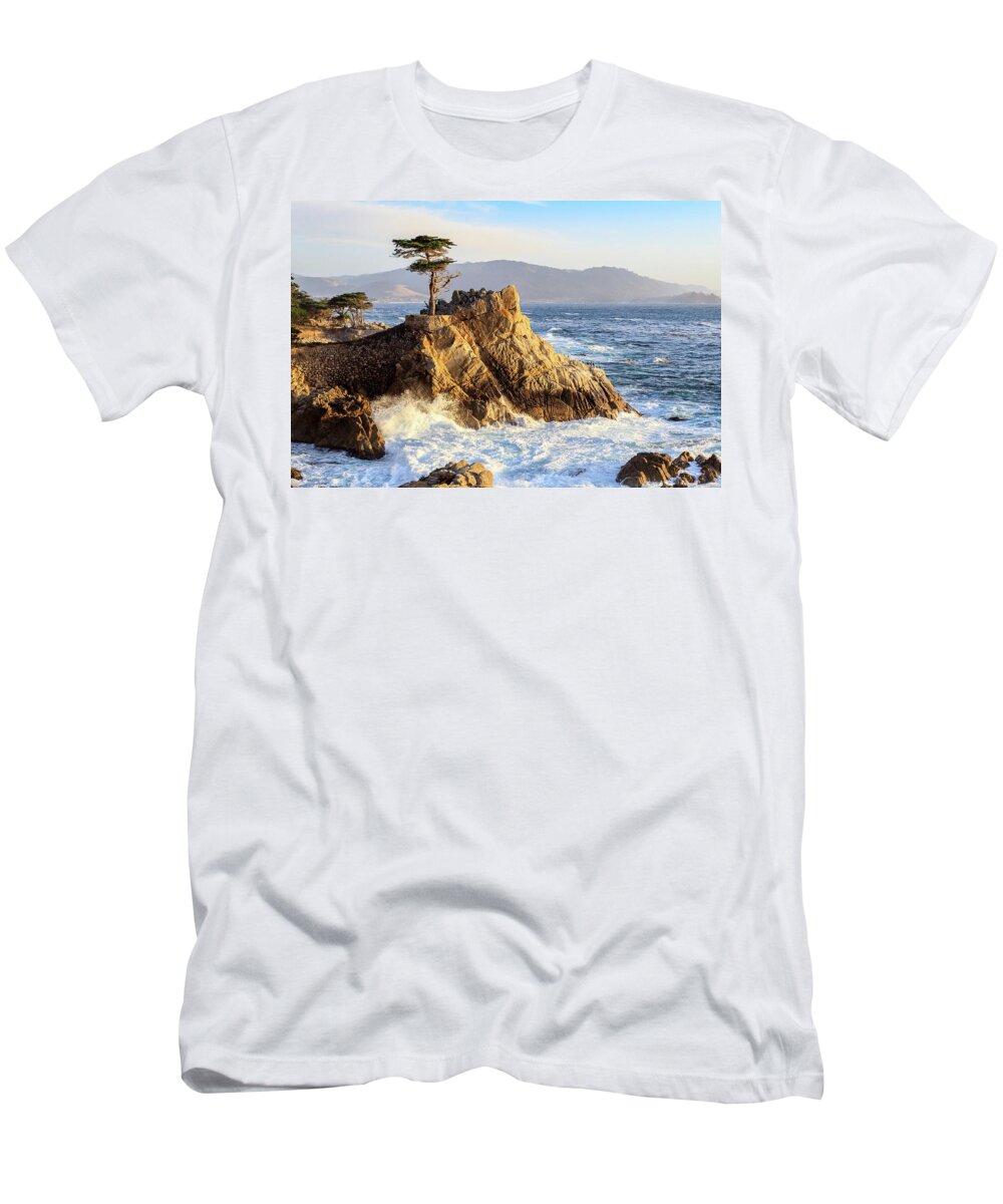 Ngc T-Shirt featuring the photograph The Lone Cypress by Robert Carter