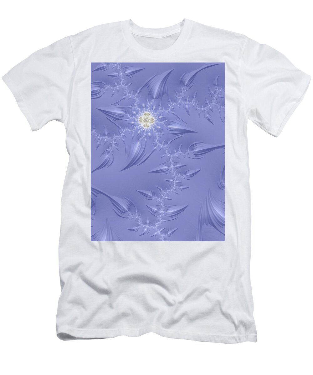 Abstract T-Shirt featuring the digital art The Magic Flower by Manpreet Sokhi