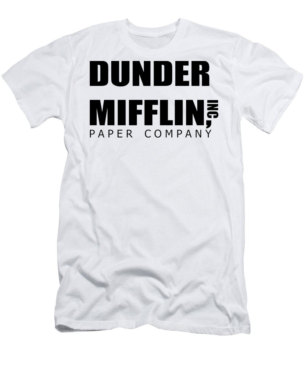 The office - dunder mifflin logo - tv show T-Shirt by Andrea - Pixels