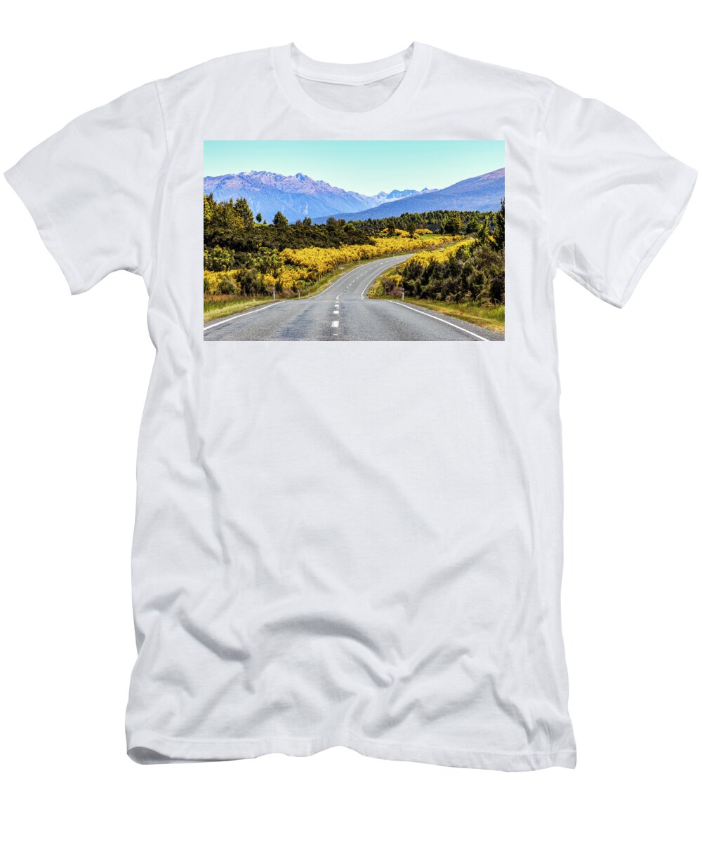 Fiordland National Park T-Shirt featuring the photograph The Road Out by Lance Mosher