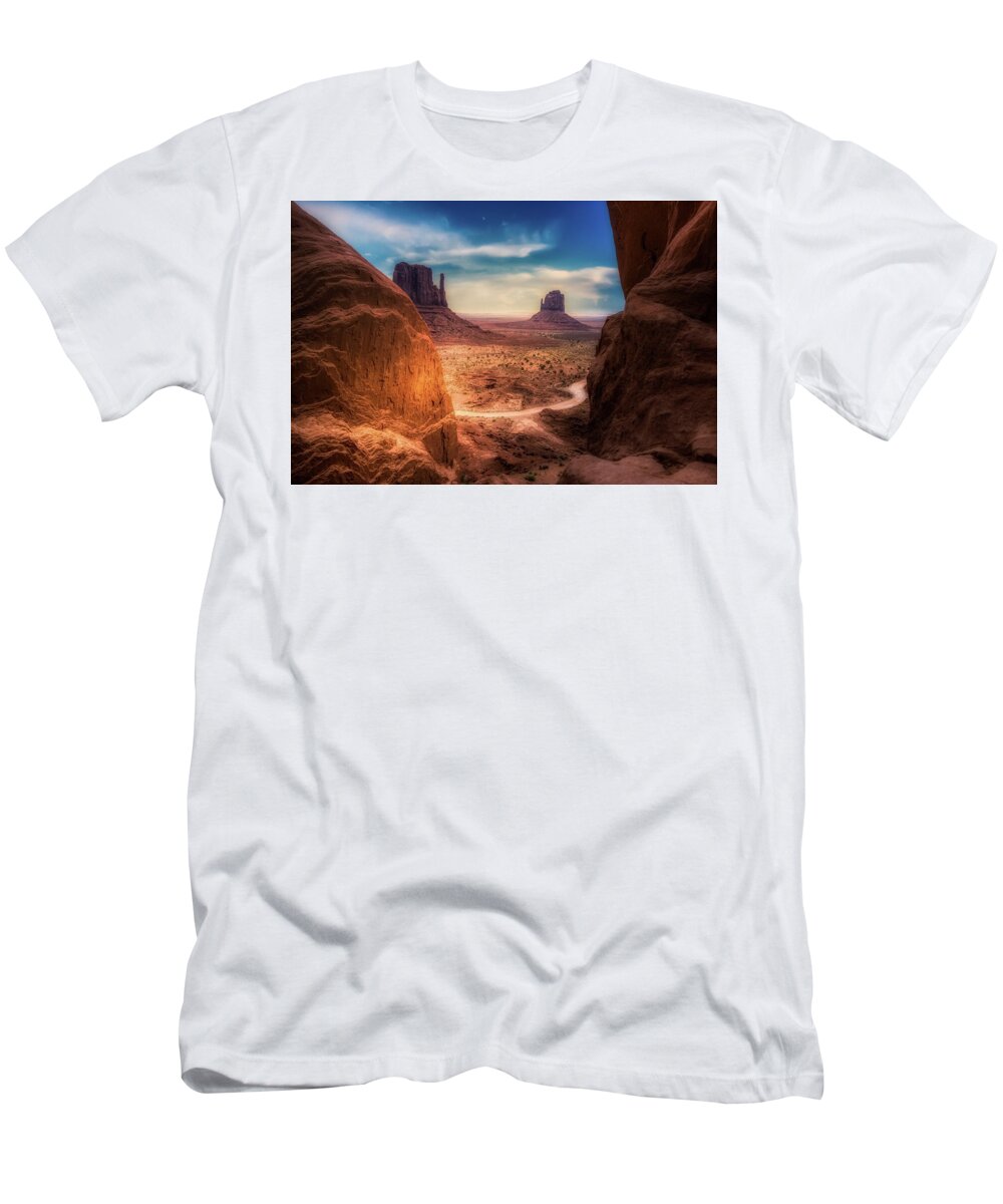 Arizona T-Shirt featuring the photograph The Silver Valley by Micah Offman