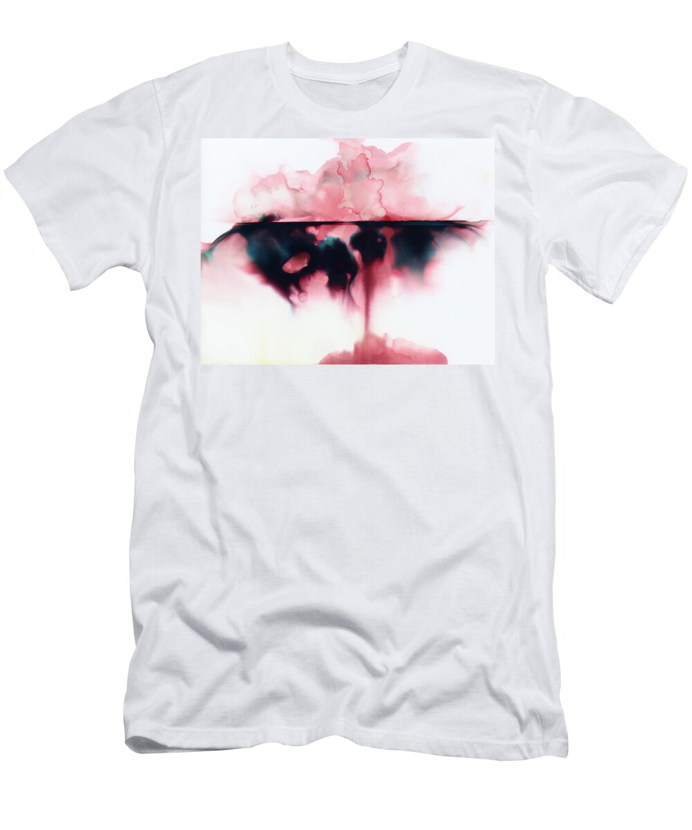 Alcohol T-Shirt featuring the painting The Storm is Here by KC Pollak