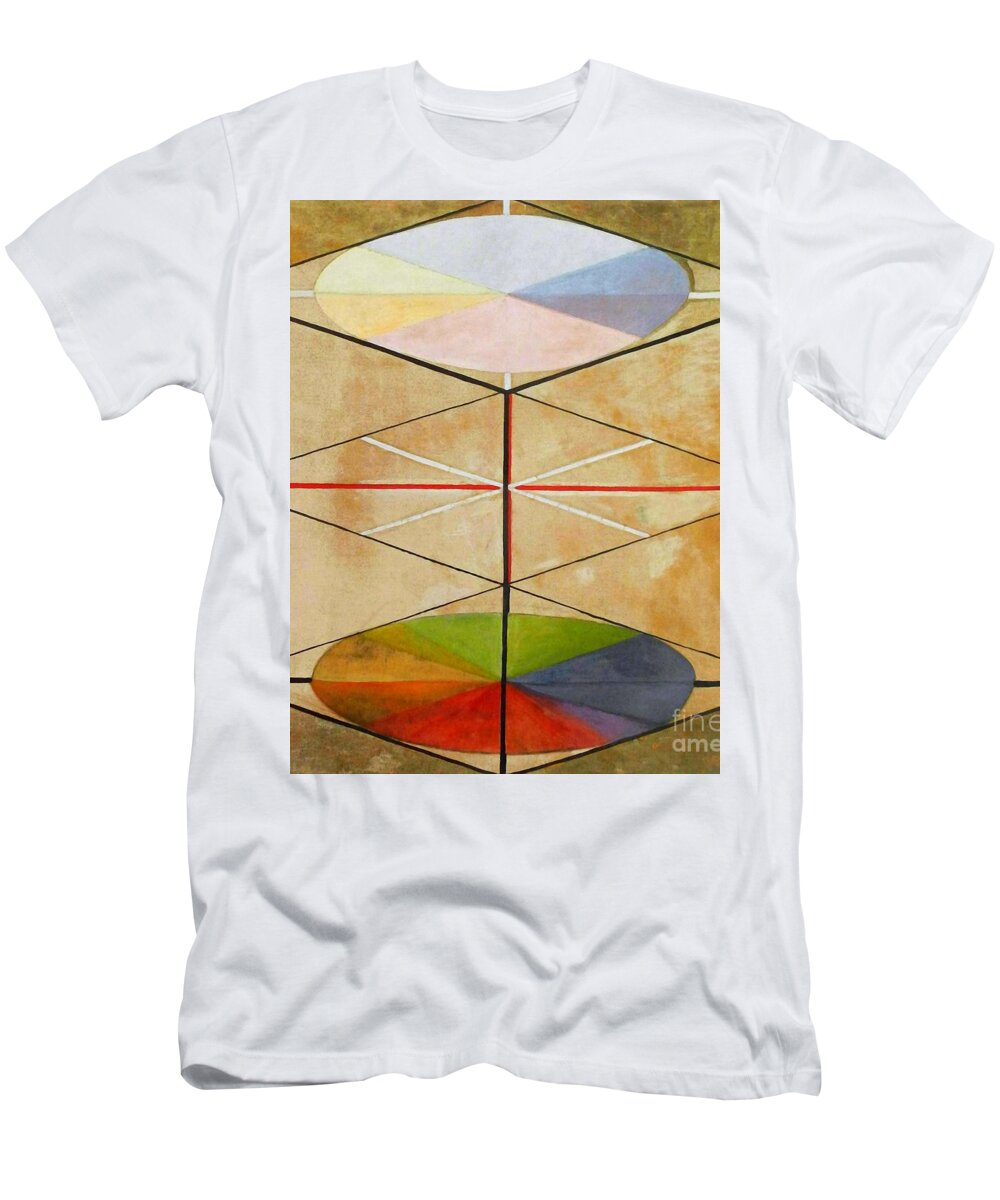 The Swan T-Shirt featuring the painting The Swan, No. 23, Group IX-SUW, 1915 by Hilma af Klint