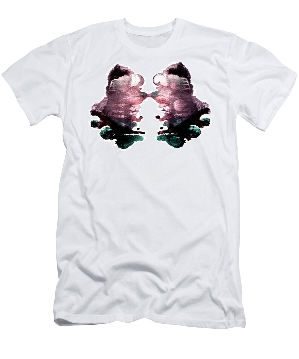 Abstract. Crystals T-Shirt featuring the painting Three Jades by Stephenie Zagorski
