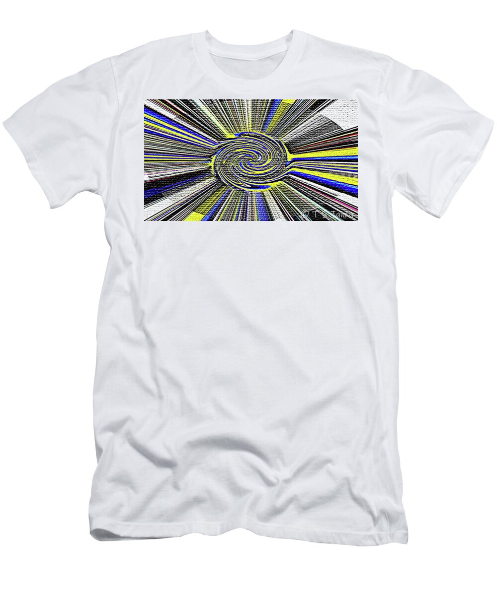 Tom Stanley Janca Abstract #ps1c T-Shirt featuring the digital art Tom Stanley Janca Abstract #ps1c by Tom Janca