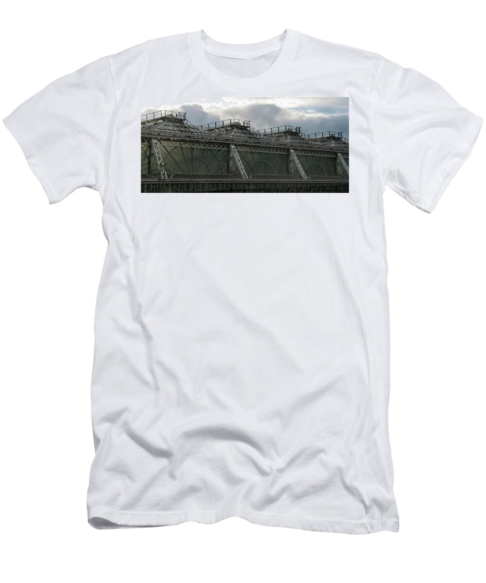 Architecture T-Shirt featuring the photograph Top of Glasgow Station by Moira Law