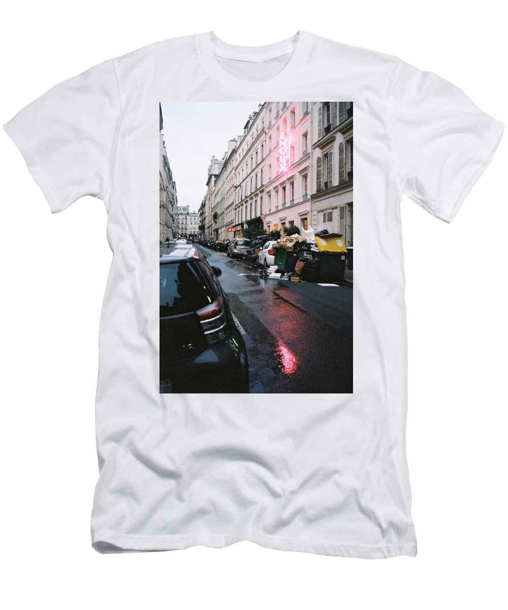 Love T-Shirt featuring the photograph Trash love by Barthelemy De Mazenod