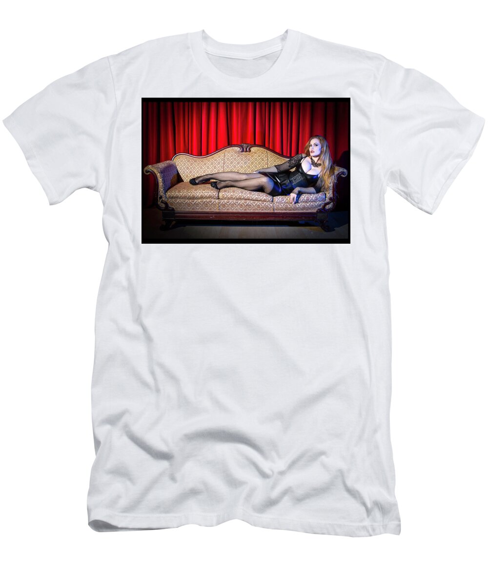 Cosplay T-Shirt featuring the photograph Vampire #2 by Christopher W Weeks