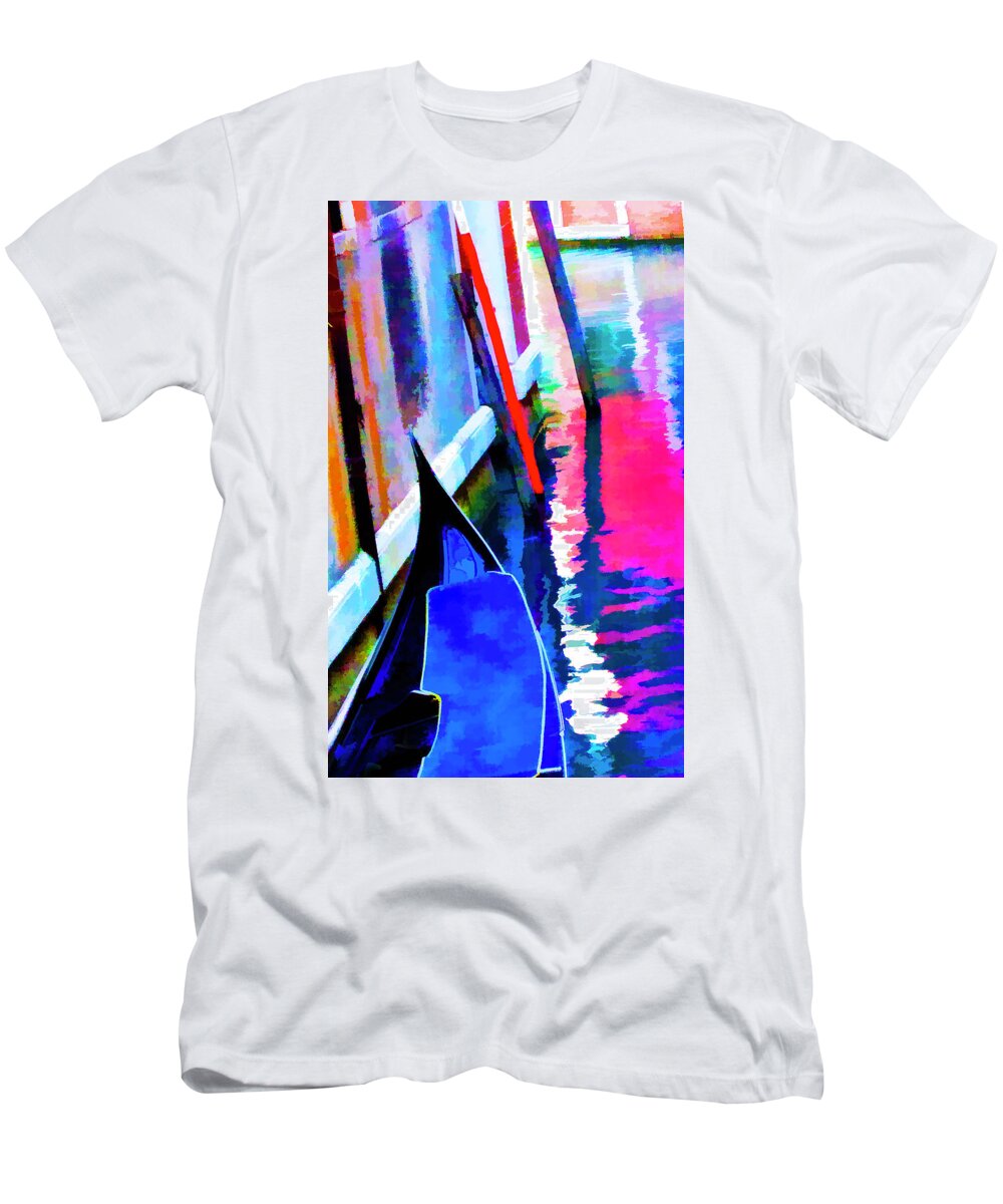 Venice T-Shirt featuring the photograph Venice Abstract1 by Rochelle Berman