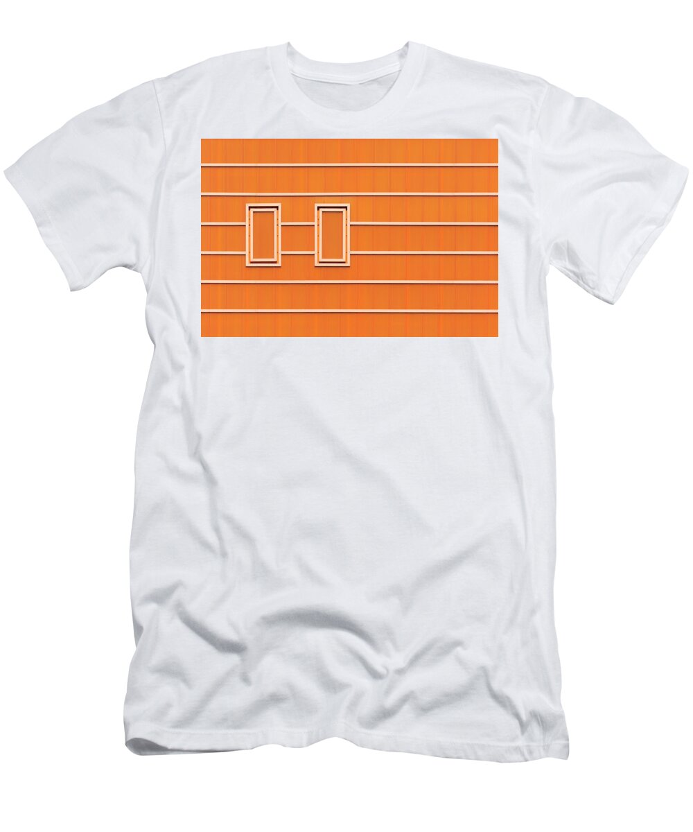 Urban T-Shirt featuring the photograph Very Orange Minimalism by Stuart Allen