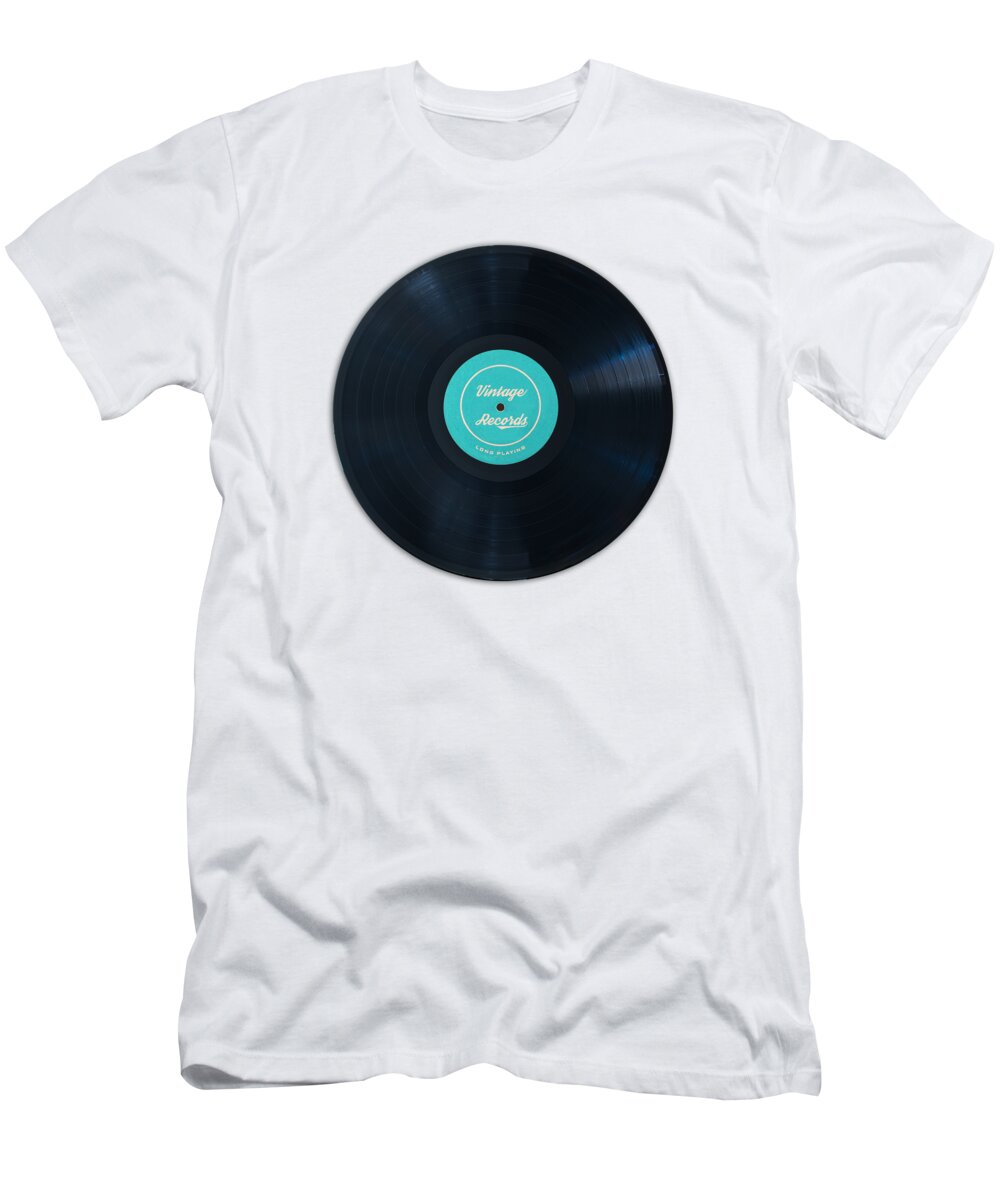 Vinyl T-Shirt featuring the photograph Vinyl record by Delphimages Photo Creations