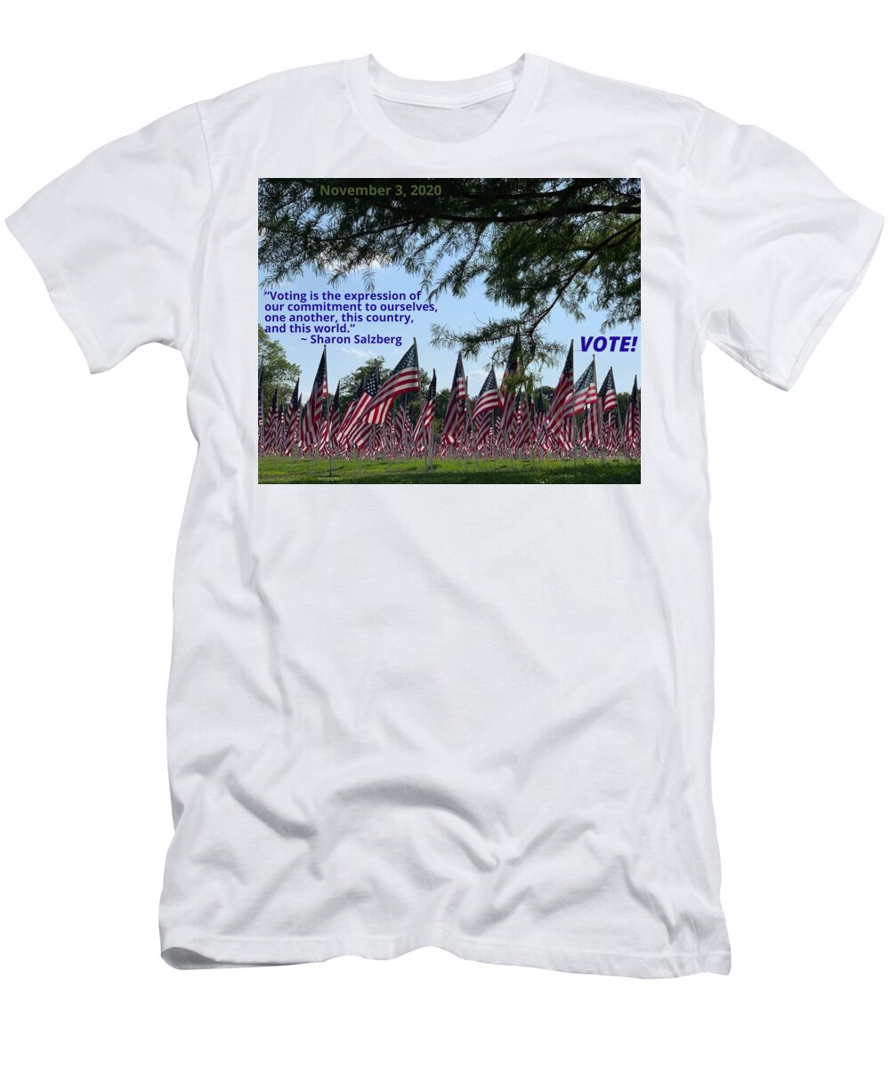 Tree T-Shirt featuring the photograph Vote by Lee Darnell