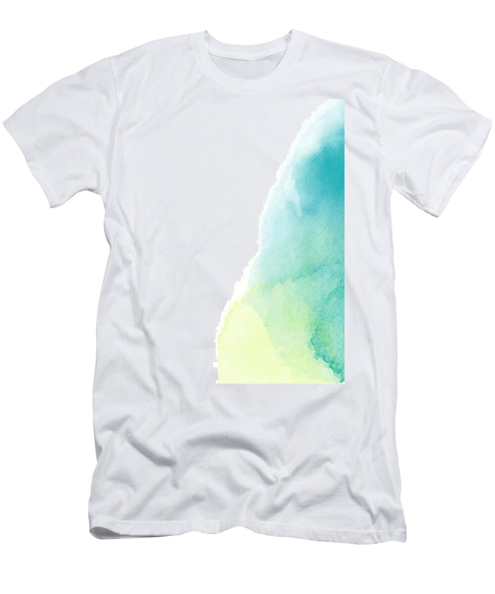 Watercolor Style No 08 T-Shirt by Beautify My Walls - Beautify My