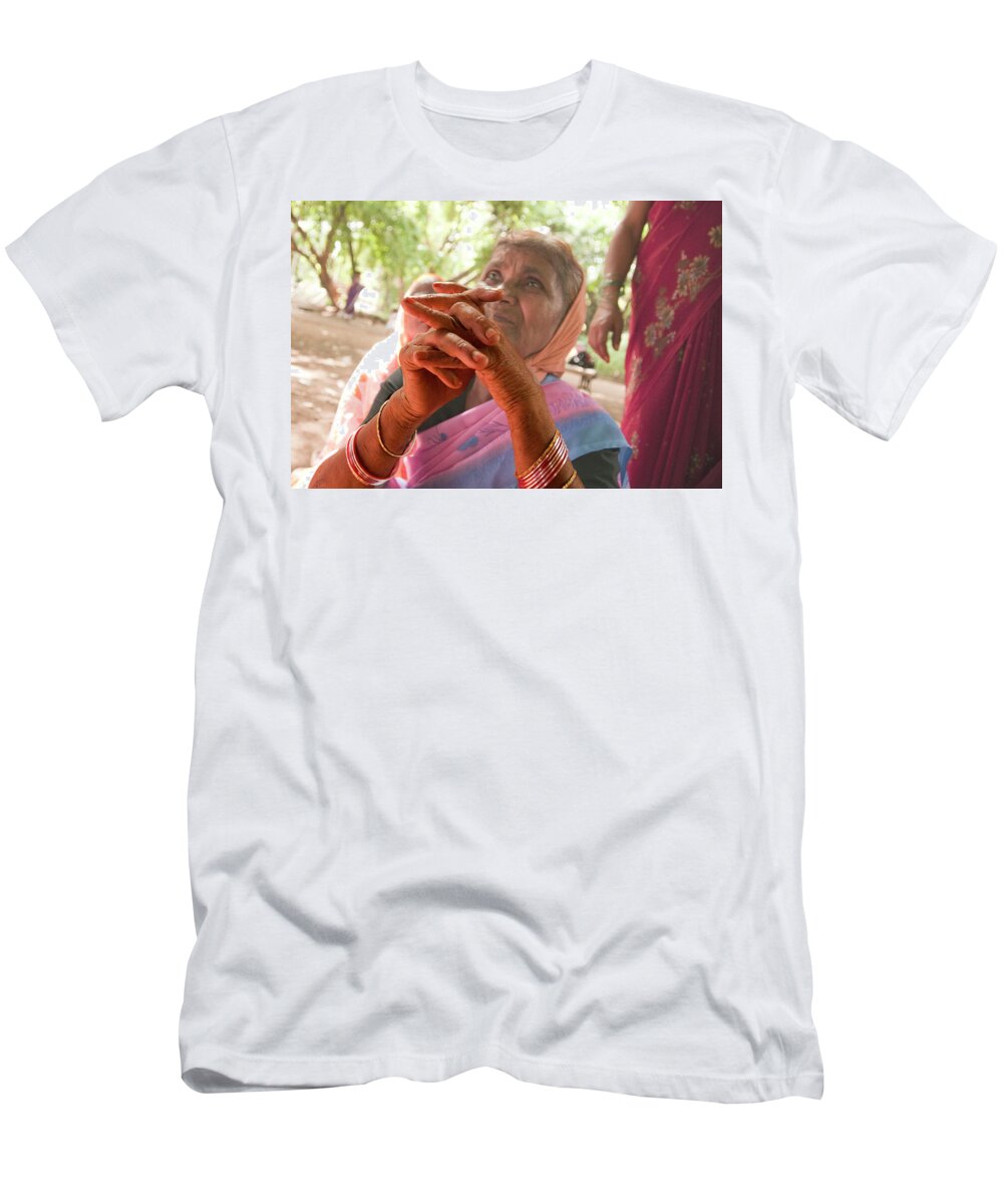 Documentary Photography T-Shirt featuring the photograph We Want Shelter by Lieve Snellings