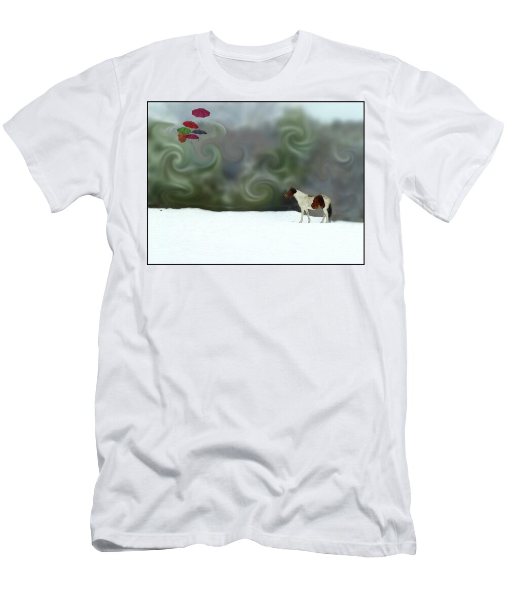 Pinto T-Shirt featuring the photograph Whirling Dreams by Wayne King