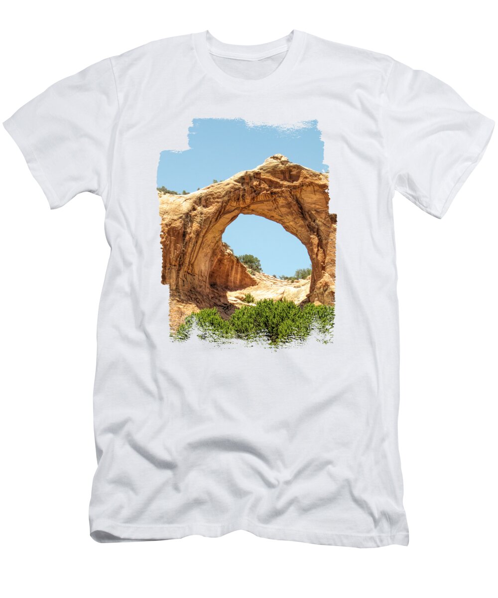Window Rock T-Shirt featuring the photograph Window Rock by Elisabeth Lucas
