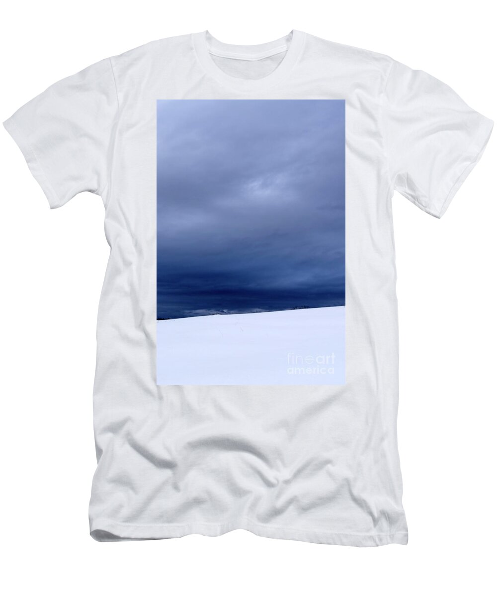 Stormy Sky T-Shirt featuring the photograph Winter Storm Warning by Thomas R Fletcher