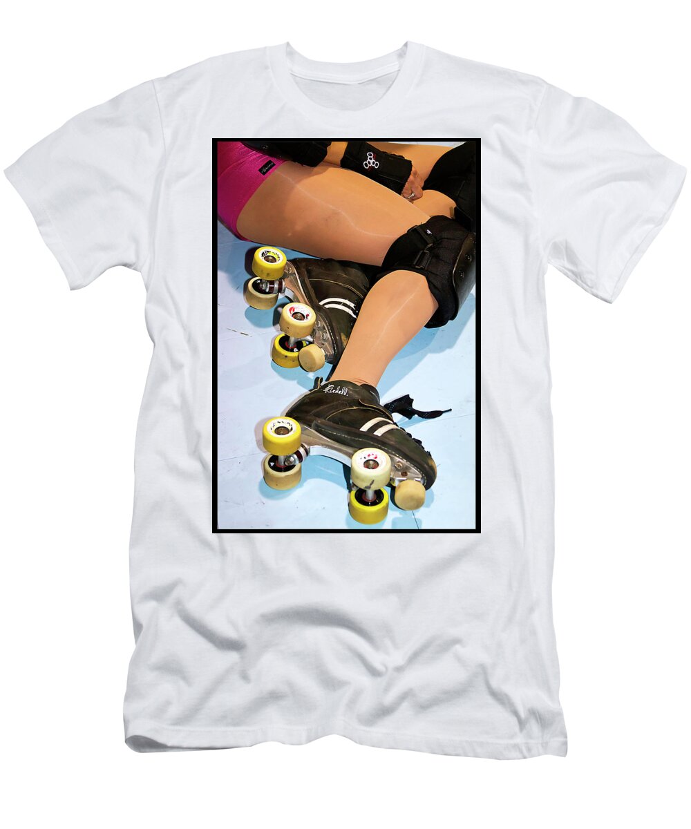 Roller Derby T-Shirt featuring the photograph Women Who Fly #1 by Christopher W Weeks