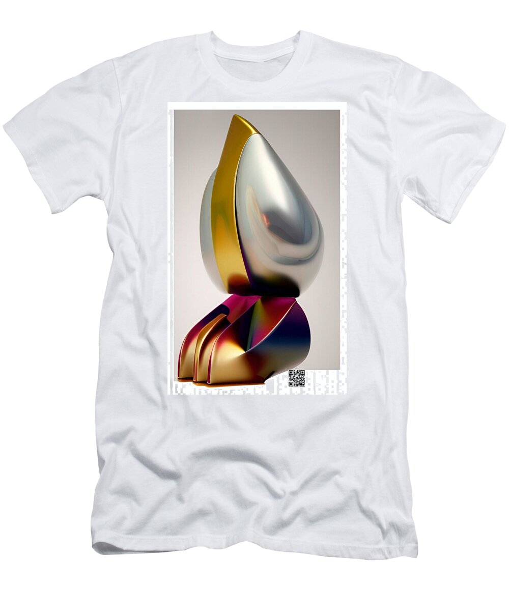 Sculpture T-Shirt featuring the digital art You will Love it by Rafael Salazar